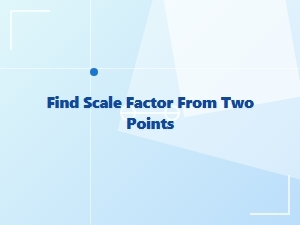 Determining Scale Factor with Printable Resources