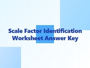 Mastering Scale Factor Identification Worksheet Answers