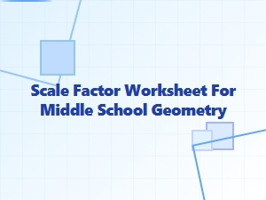 Identifying Scale Factors in Geometric Figures