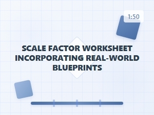 Real-World Blueprint Scale Factor Worksheet Challenge